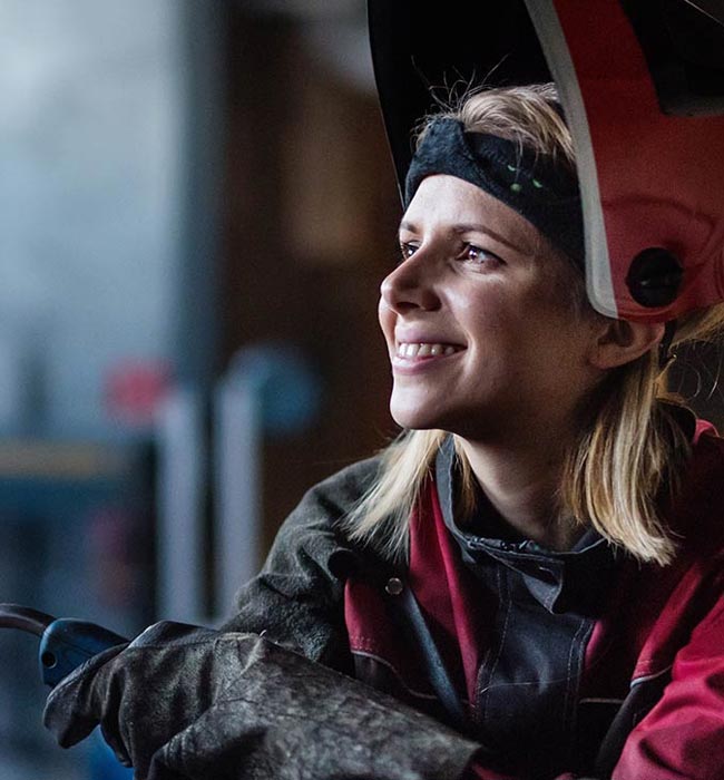 Female Welding